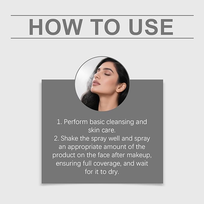 Makeup Setting Spray, Matte Finish,Long-Lasting Face Mist for Makeup(50ML)