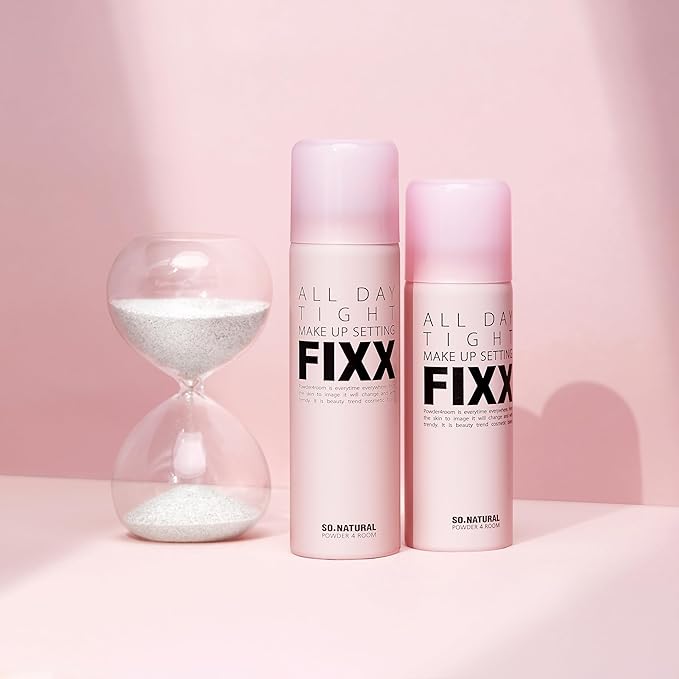 SONATURAL All Day Tight Make Up Setting Fixer – Award-Winning Makeup Setting Spray, Ultra-Fine Mist for Long-Lasting Wear – With Centella, Tea Tree & Lemon Extracts – Korean Skincare, 2.53 fl oz