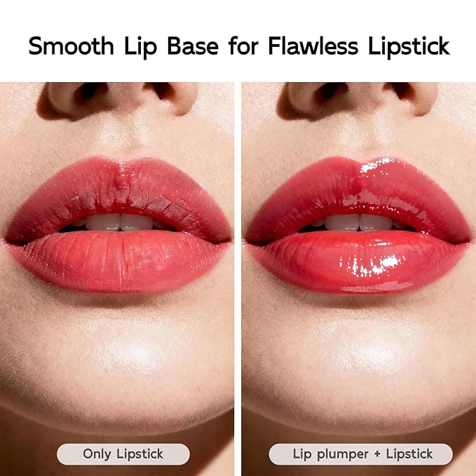 YouthVibe Lip Plumper Gloss with 5% Volufiline, Plumping & Hydrating with Squalane, Shea Butter, PDRN, Collagen & Peptide for Soft & Smooth Lips - Lip Care Gift for Women