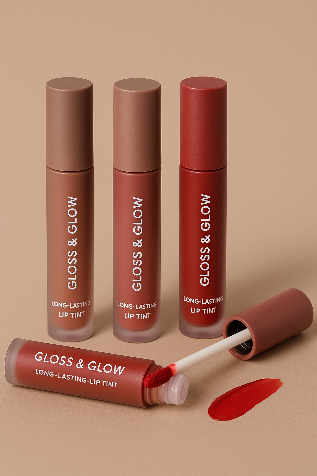 Close-up of applicator showing smooth, smudge-proof tint formula