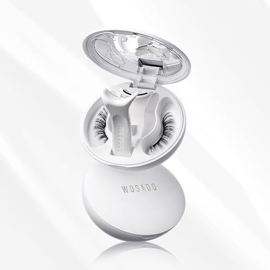 WOSADO [Tulip] Soft Magnetic Eyelashes Kit with Applicator, 22mm Magnetic Lashes, Lightweight, Suit for Heavy Makeup