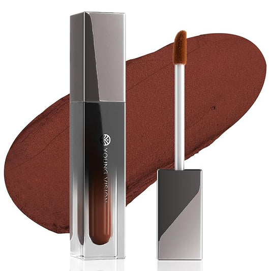 YOUNG VISION Lip Stick, Long Lasting, Waterproof and Transferproof Lip Tint, Glossy Finish Lip Gloss, Lightweight Lipstick, High Coverage, Stocking Stuffers For Teen Girls (02)